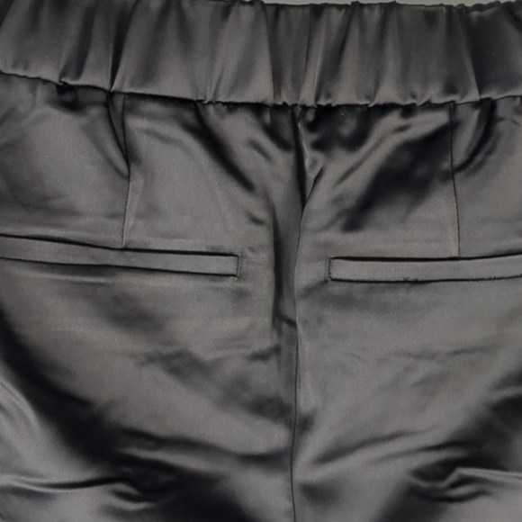 NWT Thyme Maternity Satin Pull On Wide Leg Pants Size XXS - Picture 3 of 5